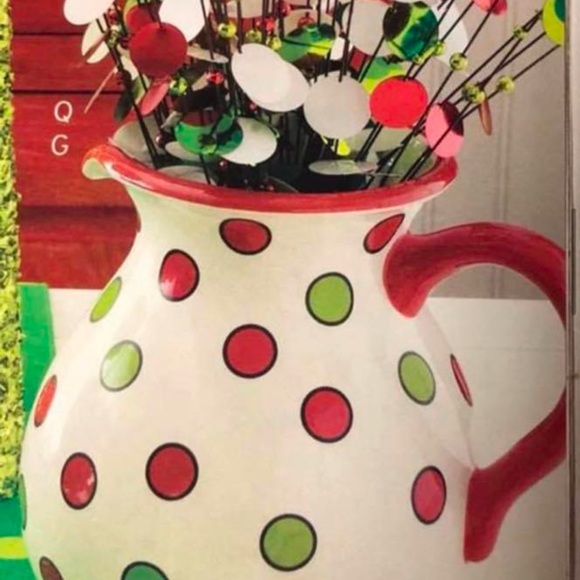 Celebrating Home Christmas Sprinkles Serving Pitcher - Picture 2 of 5